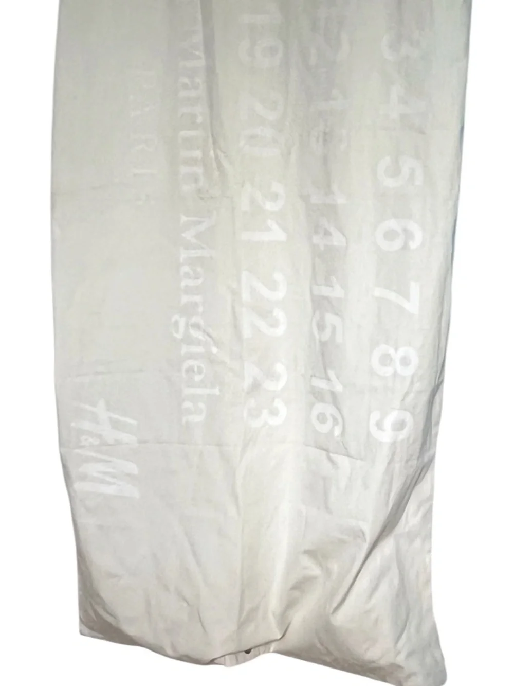 Maison Martin Margiela x H&M Cream Garment Bag / Dress Suit Cover